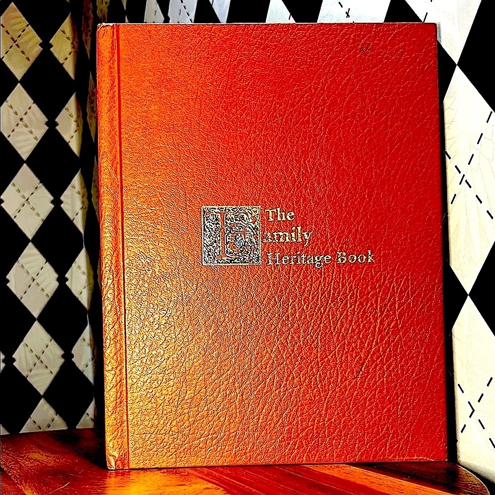 Vintage Genealogy Book | The Family Heritage Book (1979) | Hardcover